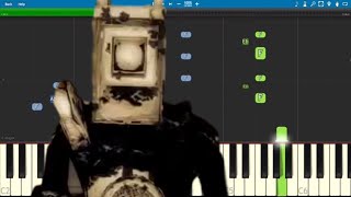 Bendy and the Ink Machine Song  Projections  Piano Tutorial  CG5 [upl. by Melodie]