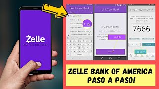 ⇨ ¿Cómo Usar ZELLE Bank Of America para ENVIAR DINERO 🤑 ASÍ Funciona Zelle Bank Of America [upl. by Iatnahs176]