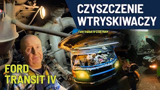 Ford Transit IV  czyszczenie wtryskiwaczy TEC 2000 [upl. by Berne]