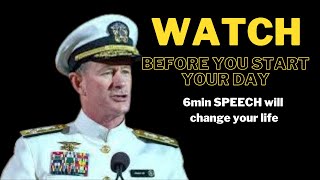 Best Speech Ever Navy Admiral William McRaven Speech [upl. by Beaulieu]