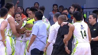 Commotion between Coach Pido and Terrence Romeo  PBA Philippine Cup 2018 [upl. by Okiruy]