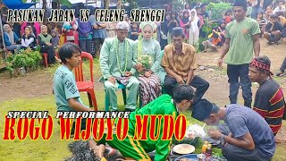 ROGO WIJOYO MUDO  HUJAN BADAI TETAP JOGED  PASUKAN JARAN VS CELENG SRENGGI [upl. by Proudman179]