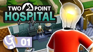 💉 Beginning Our Hospital EMPIRE  Lets Play Two Point Hospital Early Access Ep 1 [upl. by Nolaf]