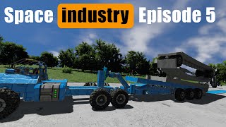 Space Engineers Industry Truck And Trailer Build For The Conveyor EP5 [upl. by Bannasch]