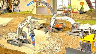 BEST OF RC CONSTRUCTION MOMENTS I RC DIGGER I RC TRUCKS I RC TRACTOR I LIEBHERR I MAN I AROCS [upl. by Enelez823]