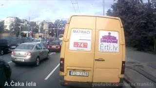 Rīgas mikroautobusu satiksme maršruts Nr 280 Purvciems  Autoosta [upl. by Suhail]