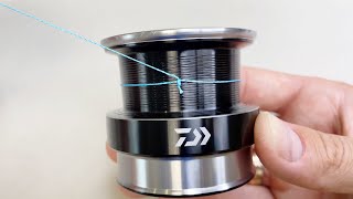 The best way to tie line to any reel is 100 reliable [upl. by Kedezihclem]