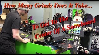 How Many Grinds Does It Take To Get To A Snowboards Core [upl. by Lednew]