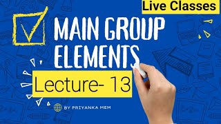 Main Group Elements Chemistry 14 Group 16 Chemistry  SN compounds Oxides oxygenfamily [upl. by Litton]