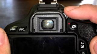 How To Focus Viewfinder on DSLR [upl. by Wendeline]