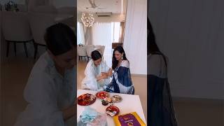 💞 niasharma ties rakhi to krystledsouza on rakshabandhan shorts [upl. by Aili81]