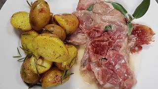 Saltimbocca alla Romana mit Rosmarin Kartoffeln feat Unluckyme mit Rezept Mori kocht [upl. by Ecyt]