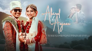 OUR WEDDING VIDEO  Abiral Lama amp Anjana Rana Magar [upl. by Assirok]