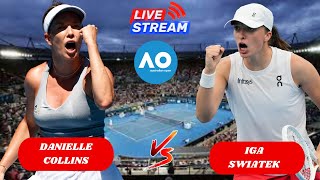 WTA LIVE IGA SWIATEK VS DANIELLE COLLINS AUSTRALIAN OPEN 2024 TENNIS PREVIEW STREAM [upl. by Mignon377]