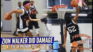 2024 Zion Walker Takes MVP HONORS at 2019 Jr Phenom 150 Raw Highlights [upl. by Anaibib893]