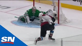 Mikko Rantanen Bats Pass From Nathan MacKinnon Out Of Midair To Score [upl. by Oderfla20]