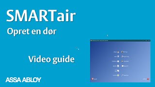 SMARTair TS1000 – Opret en dør [upl. by Greenstein]