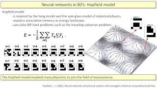 Neural networks and the brain in 1980’s and 1990’s [upl. by Keynes]