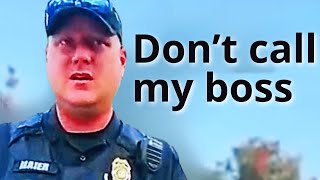 When Dumb Cops Regret Messing With FBI [upl. by Eilatan749]