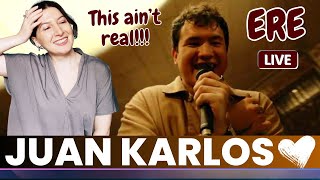 juan karlos  ERE Official Live Performance  Reaction juankarlosmix juankarloslabajo [upl. by Onairotciv]