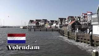 HOLLAND Volendam village De Dijk amp harbour [upl. by Richmound923]