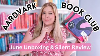 June Aardvark Book Club Unboxing amp Reading Vlog  Silent Reviews [upl. by Caitlin]