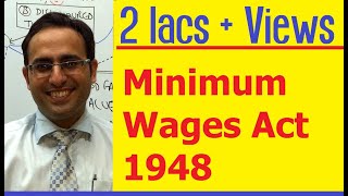 Introduction to Minimum Wages Act 1948 Video1  for CS CMA amp LLB [upl. by Claudina]