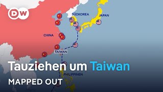 Taiwan Eine Insel als Spielball der Supermächte USA und China  Mapped Out [upl. by Notsuj]