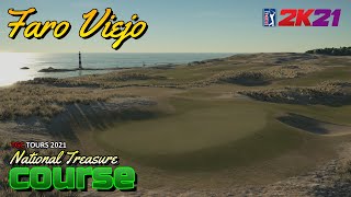 PGA TOUR 2K21  Faro Viejo National Treasure Contest [upl. by Ayotl]