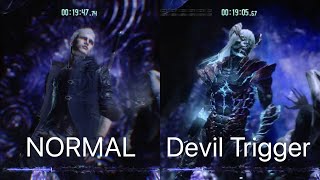 Devil May Cry 5 Nero all buster comparison Normal vs Devil Trigger  ネロのバスターモーション 通常時とデビルトリガー時の比較 [upl. by Timotheus]