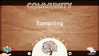 Revision of L1314 Types and bias of sampling Community [upl. by Mahoney]