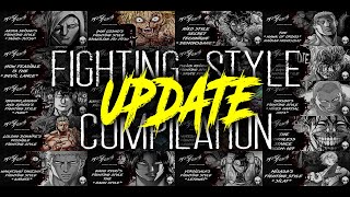 Fighting Style Compilation Update [upl. by Bywoods]