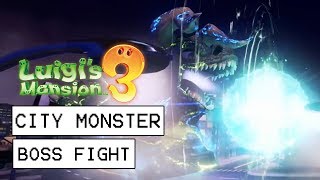 Luigis Mansion 3 City Monster Boss Fight [upl. by Bryn]