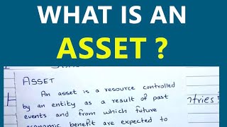 What is an Asset  By Saheb Academy [upl. by Papotto]