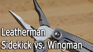 Leatherman Sidekick vs Wingman Review [upl. by Erasaec]