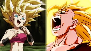 Goku Turns SSJ3 In Front of Kale And Caulifla In The Tournament Of Power Bruce Faulconer theme [upl. by Colman]