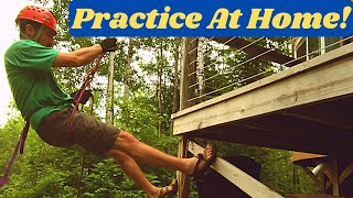 Rappelling for Beginners Build Confidence with a simple rappel [upl. by Ilyah]