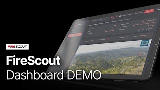 Firescout Dashboard Demo  Wildfire Detection AI [upl. by Teena666]