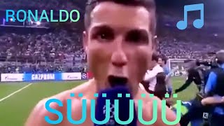 10 Farklı Ronaldo süüü ses efekti  Cristiano Ronaldo süiiiii Komik Montaj [upl. by Idrahs]