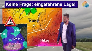 Wetterlage bleibt eingefahren nach kurzer Stabilisierung weiter wechselhaft im Mittelmeerraum heiß [upl. by Madge]