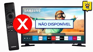 Controle Samsung não se comunica a TV e Não Funciona Não Disponível ou Função Inexistente [upl. by Ries512]