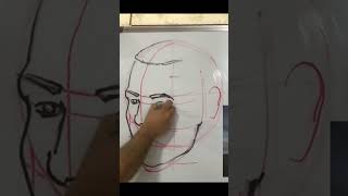 The Loomis Method of Drawing the Head a Step by Step 06 [upl. by Valeria]