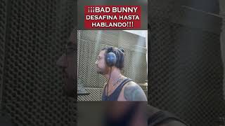 BAD BUNNY DESAFINA HASTA HABLANDO  badbunny callaita reaccion argentina meme [upl. by Brunhilde]