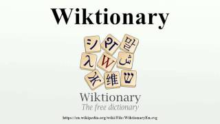 Wiktionary [upl. by Didier590]