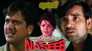 Naseeb Movie 1997  Rahul Roy Mamta Kulkarni Govinda  best Bollywood Hindi dialogue video [upl. by Ynna]