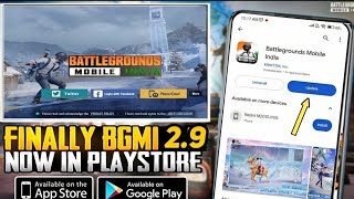 🤯Finally Bgmi 29 Update In Play Store😱 Bgmi New Update 😱Bgmi 29 Update Download😱 Tricks For Update [upl. by Antsirhc]