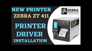 How to download amp Install Zebra ZT 411 Label Printer Driver in Windows 1011 [upl. by Eedeed]