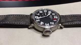 Zenith  Pilot Montre dAeronef Type 20 GMT on Jacket Strap [upl. by Youngran]