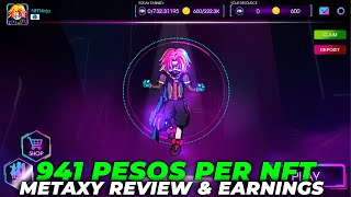 METAXY GAMEPLAY REVIEW amp EARNINGS  Ok nga ba ito  LIVE [upl. by Leon]