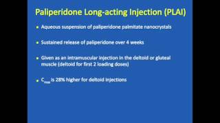 Paliperidone longacting injection  81581 [upl. by Noyar527]